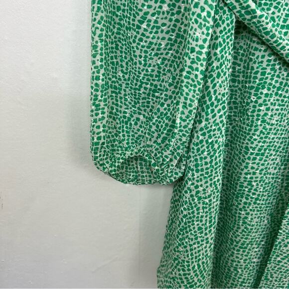 Traffic People Lily Green White Mini Dress Size XS - Picture 9 of 14